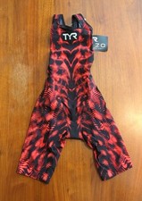 TYR Venzo Genesis Open Back Tech Suit -plasma Womens Size 20