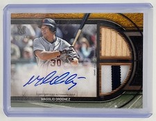 2025 Topps Museum Collection Magglio Ordonez Black Diamond Auto /10 Tigers