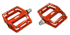 KTM Fahrrad Pedale (UVP 79,99€) L+R Orange Freeride MTB BMX Team Alu 6061 CNC