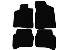 Velour Fußmatten für Mazda 323 BH 1994-1998, Schwarz x14 Rand