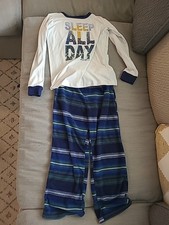 Eddie Bauer Kids 7/8 Pajama Set Sleep All Day