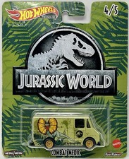 Hot Wheels Premium-Jurassic World (Combat Medic) Damaged Card