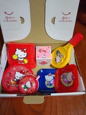 Vintage Japanese Tin Toy Kitty Rare Set 1992 Toho Daiwa Showa Era