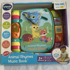 VTech Animal Rhymes Music Book With Interactive Pages for Babies NIB Sealed New