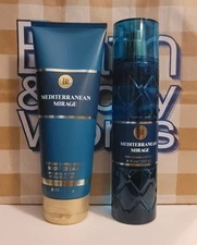 Bath & Body Works MEDITERRANEAN MIRAGE Body Cream& Fine Fragrance Mist 