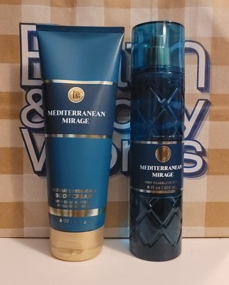 Bath & Body Works MEDITERRANEAN MIRAGE Body Cream& Fine Fragrance