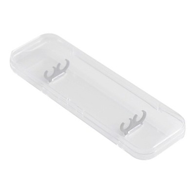 Solid Transparent School Supply Organizers Pen Box For Backpacks Work Bags