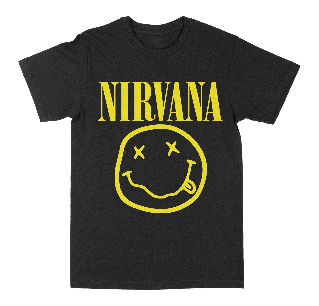 Nirvana T shirt Smiley Face Large