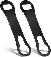 2 Pieces Bottle Opener and Pour Spout Remover Flat Bar Key for Black 