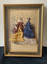 La Mode Illustrée Shadow Box 3D Fabric Costumes