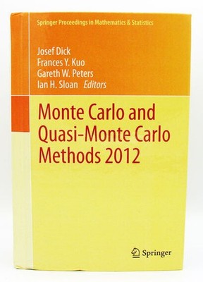 Monte Carlo and Quasi-Monte Carlo Methods 2012, Mathematics Statistics Hardcover