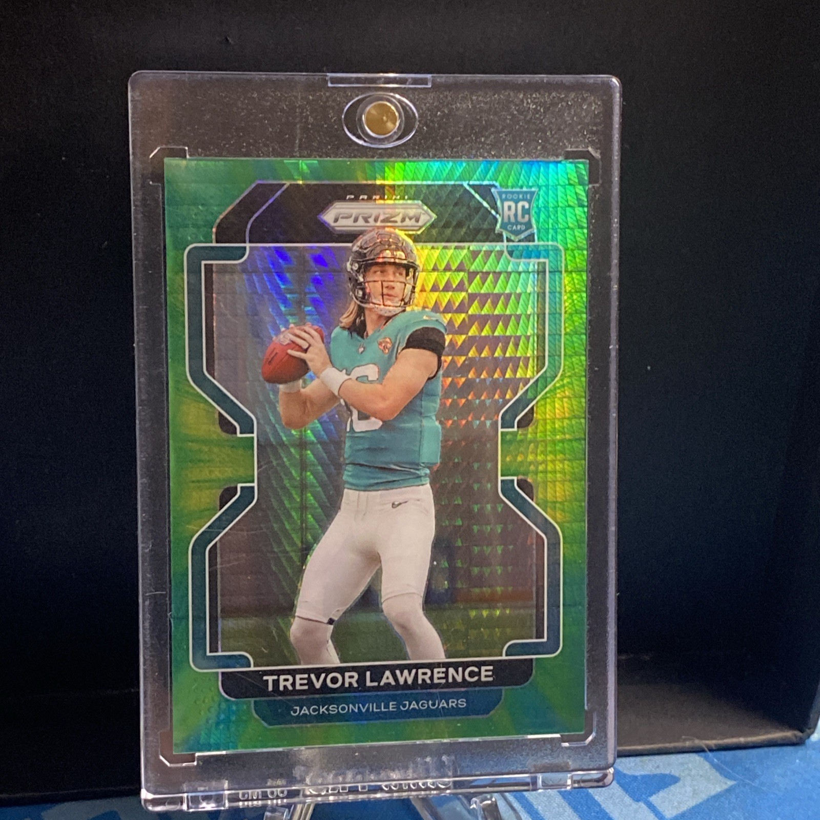 Trevor Lawrence 2021 Panini Prizm #331 Hyper Yellow Green /175 RC Rookie #331