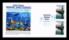 DR JIM STAMPS US COVER NATIONAL MARINE SANCTUARIES IMPERFORATE FDC COMBO