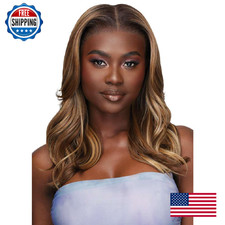 Outre Airtied 100 Hand-Tied Human Hair Blend Wig - Loose Body Wave 18"