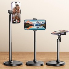 Phone Stand for Desk, Angle Height Adjustable Phone Holder for Desk, Aluminum...