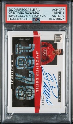 2020 #CHCR7 CRISTIANO RONALDO 29/78 PSA 9 AUTO 10