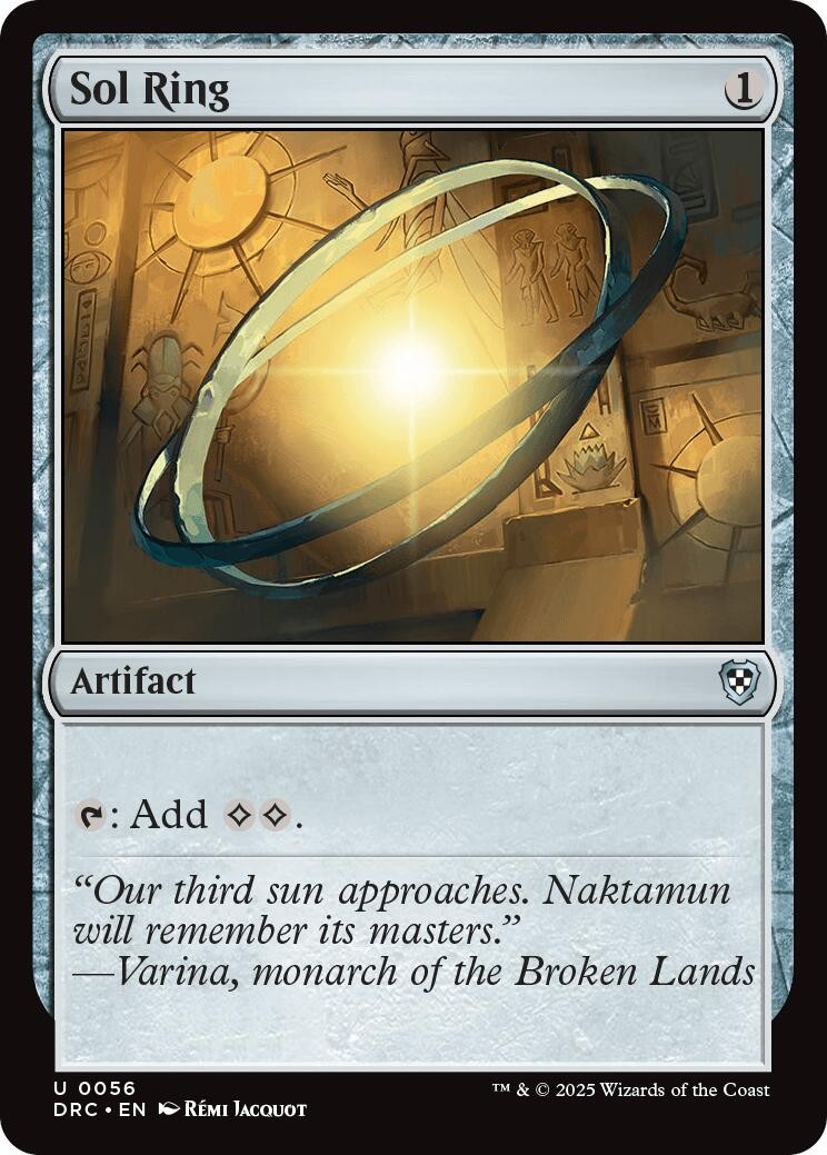 Sol Ring (0056) #56 - NM - Commander: Aetherdrift