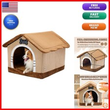 Jiupety Large Indoor Dog House Insulated Dog Cave Bed Tent