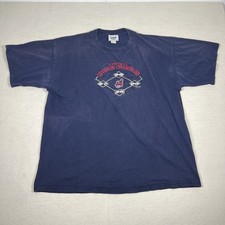 Vintage Cleveland Indians Shirt Mens 2XL MLB Baseball Central Division Champions