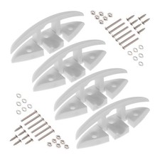 Boat Folding Cleat 4 Pack 5.12inch Flip Up Dock Mooring Marine Deck Rope