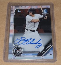 JJ Bleday 2019 Bowman Draft Chrome Auto #CDA-JJB 1st Bowman
