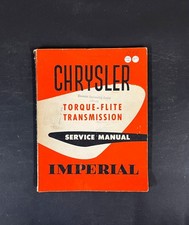 Original 1956 Chrysler Torque-flite Transmission Manual Original 1956 Chrysler Torque-flite Transmission Manual
