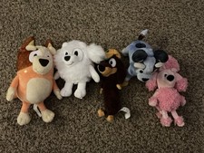 Bluey Plush Lot Of Five Characters