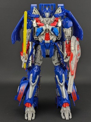 Transformers Age of Extinction Optimus Prime complete Hasbro AOE Leader Class