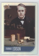 2021 Super Products Pieces of the Past Silver Mirror Thomas Edison #42 7ov