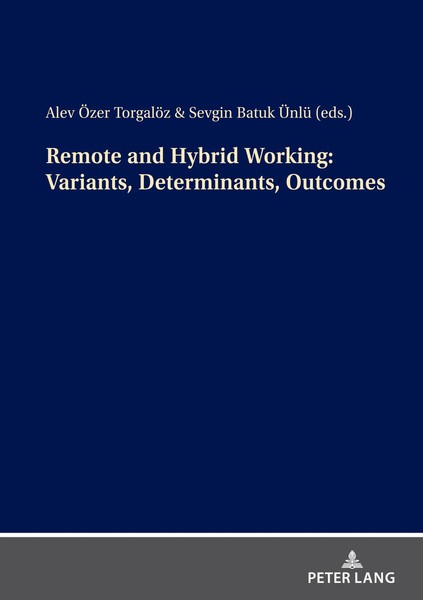 Alev ÖZer TorgalöZ (U. A.) | Remote And Hybrid Working: Variants,...-image