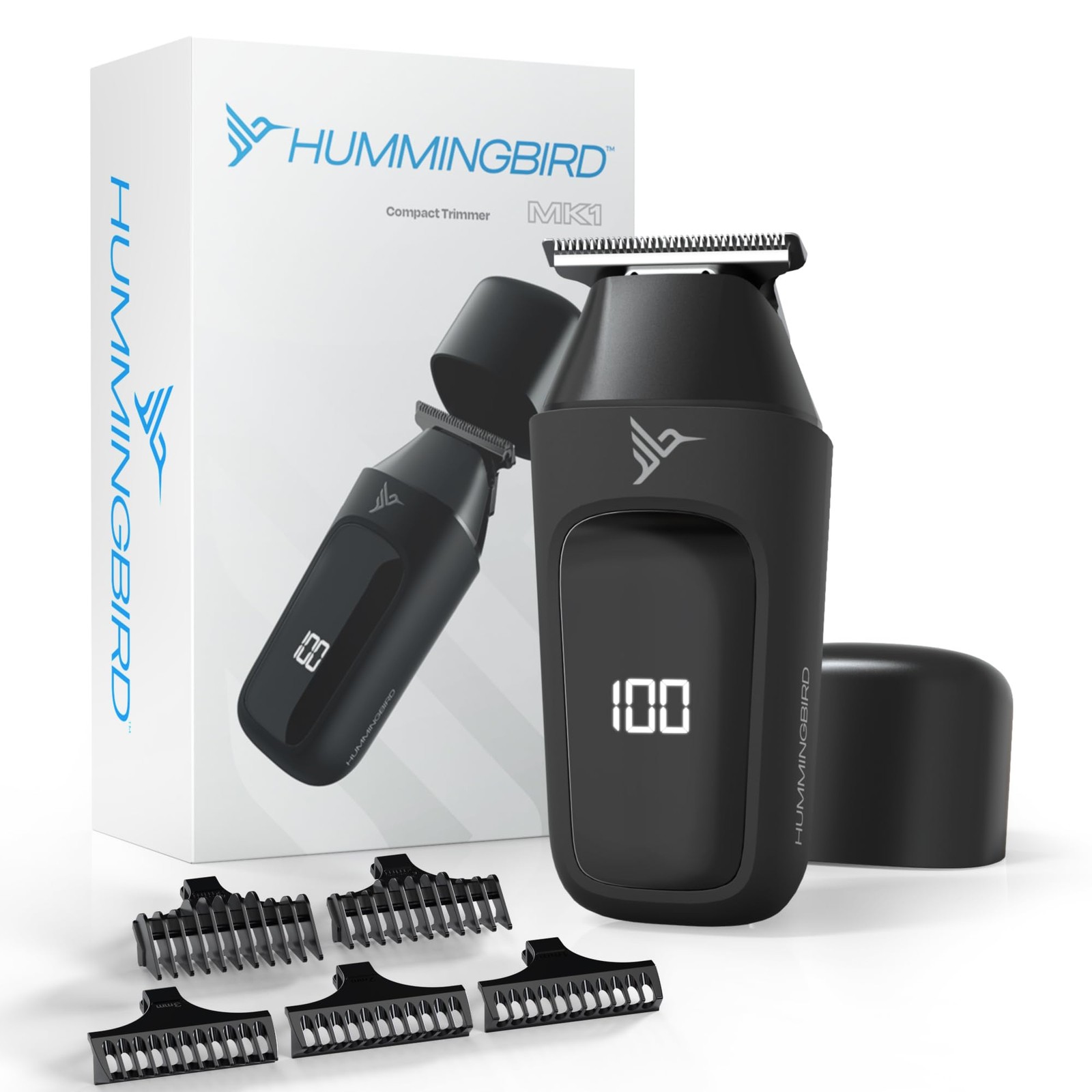 MK1 Compact Trimmer – Portable Electric Beard and Body Hair Trimmer for Men