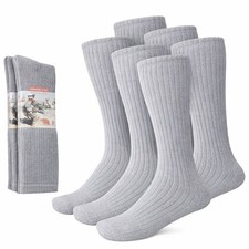 6-12 Pair Mens Army Military Boot Socks Combat Trekking Hiking Size 10-13 ,13-15