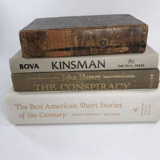 Lot of 4 Hardcover Neutral (white, biege) Books for Decorating Design Staging