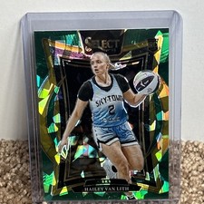 2025 Panini Select WNBA Hailey Van Lith Concourse Green Ice #30 RC SP