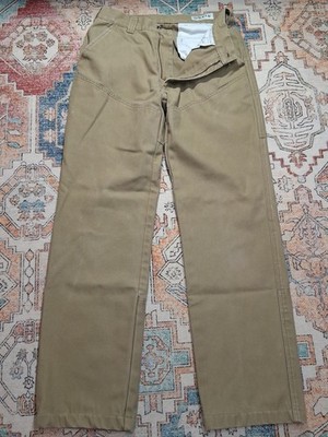 Orvis Missouri Break Field Briar Pants Brown Cotton Reinforced Canvas 30 X 32.5