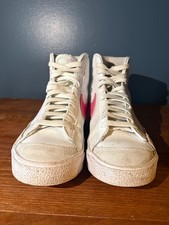 Youth 6- Nike Kids' Blazer Mid '77 Sneaker White/Pink