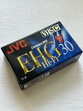 JVC EHG30 HI-Fi TC-30EHGB Compact VHS C Video Cassette SP-30 Min EP-90min