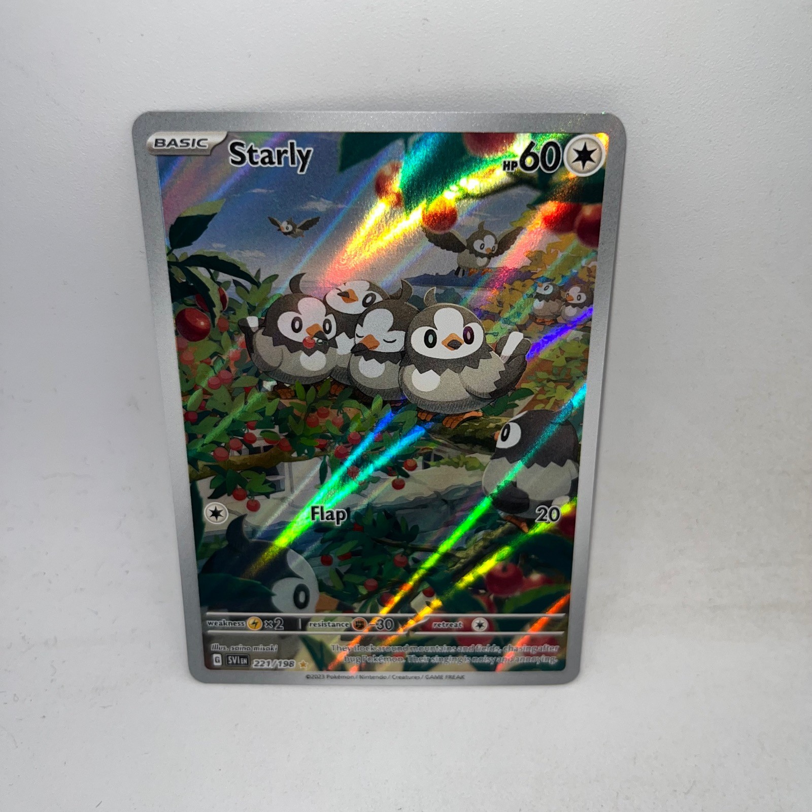 starly pokemon card price Starly 81/111 Reverse Holo main image 0