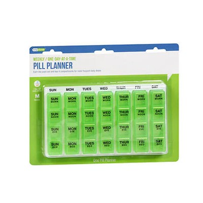 Ezy Dose, Medtime Planner Weekly 4X Day With Pop-Outs Medium, 1 Each