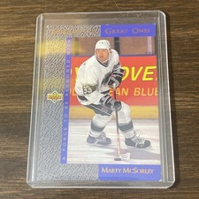 1993-94 Upper Deck #GC9 Marty McSorley  (Gretzky's Greats) Pittsburgh Penguins