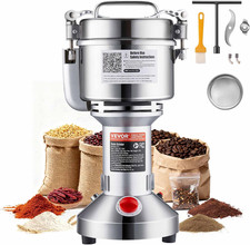 750G Mulino Elettrico per Cereali, Macina Spezie Commerciale Alta Velocità 2000