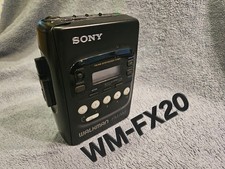Vtg 1990's Sony Sports Walkman AM/FM Radio Cassette Player - Yellow (WM-FS191/T