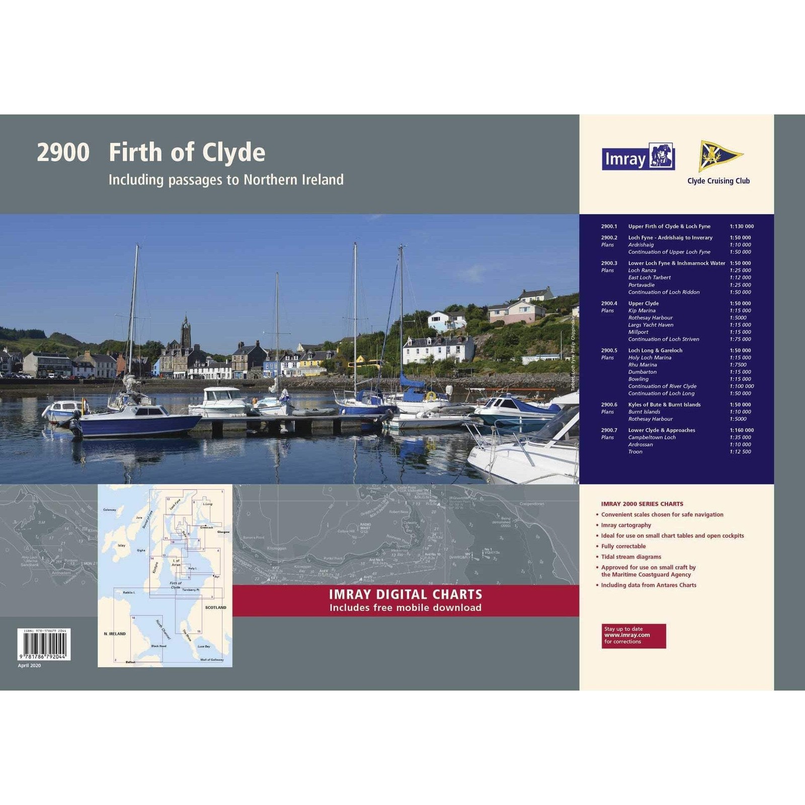Imray Chart Pack 2900: Firth of Clyde including passages to Northern Ireland