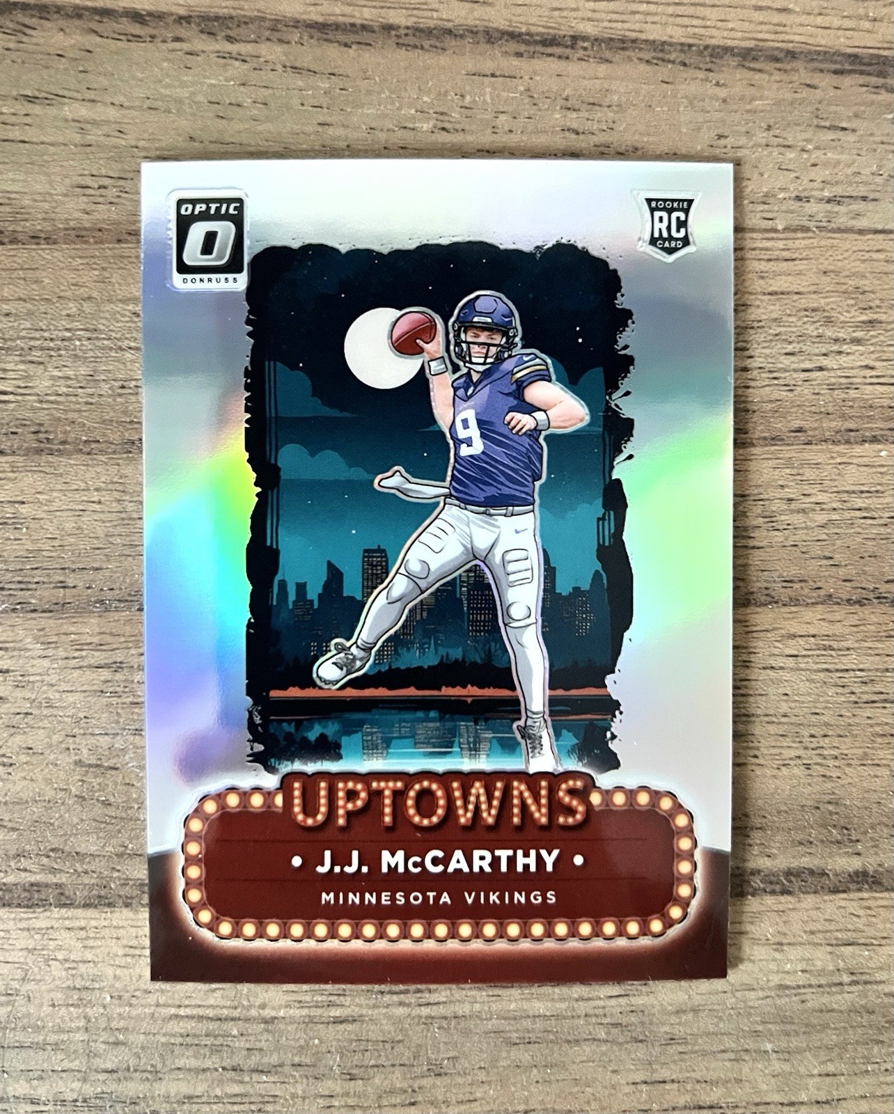 2024 Panini Donruss Optic - Uptowns J.J. McCarthy #10 (RC) Minnesota Vikings