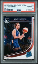 2019 Donruss WNBA Alanna Smith #99 OPTIC SP RATED ROOKIE RC SP PSA 10 Low Pop