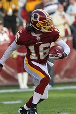 Wide Receiver Brandon Banks Washington Redskins has a long gain ag- Old Photo 1