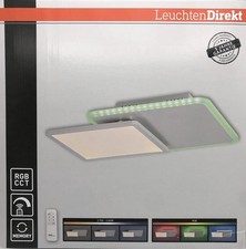 LED Deckenleuchte ARENDA RGBW CCT schwenkbar mit Fernbedienung Weiß JUST LIGHT