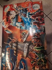 Mega Bloks Fire & Ice Dragons Dragon Mountain Partially New Some Unopened 9858