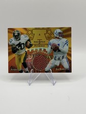 1997 Collector's Edge Masters - Gameball Kordell Stewart, Jim Harbaugh #4 (MEM)