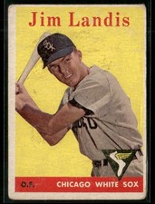 1958 Topps #108 Jim Landis White Sox